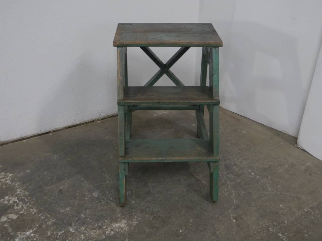 Vintage Stool Ladder In Fir Wood, 1960s photo furniture
