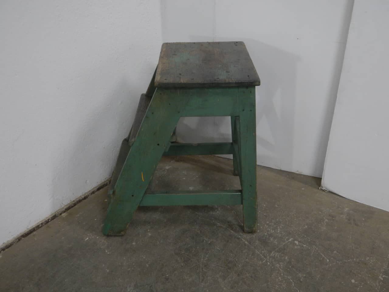 Vintage Stool Ladder In Fir Wood, 1960s photo for sale