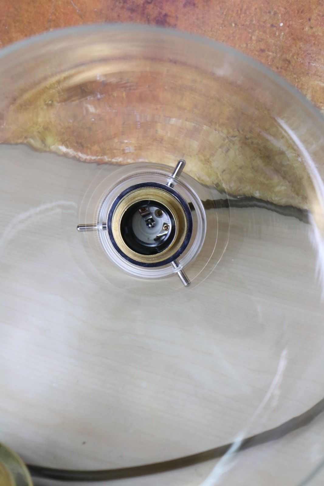 photo furniture Ceiling Light Vintage Habitat Clear Glass Pendant Lampshade Bright Clear Glass
