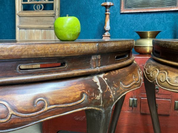 A Fine Pair Of Antique Chinese Consoles photo vinterior
