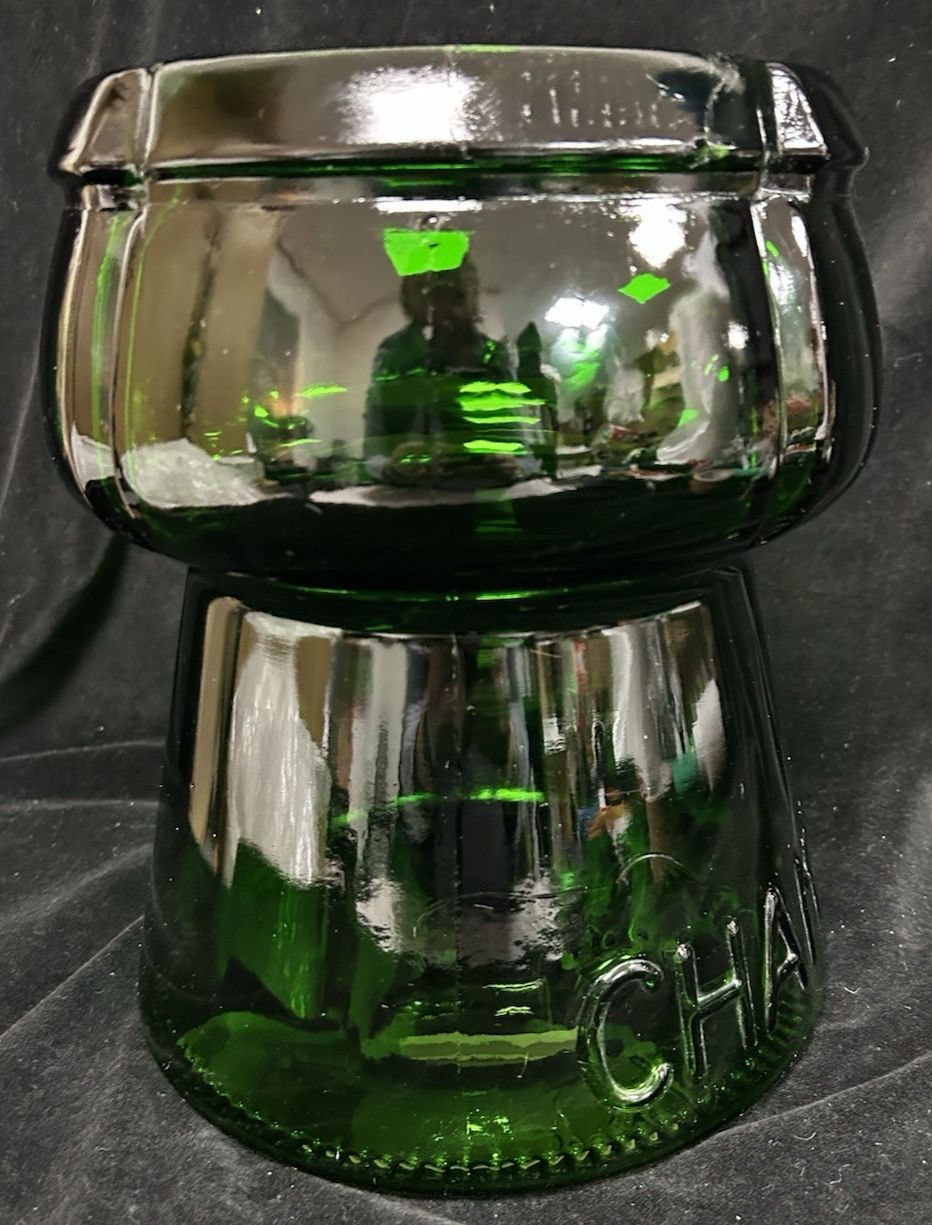 Vintage Decorative Champagne Ice Bucket Italian Glass Wine Cooler C1950 photo buy