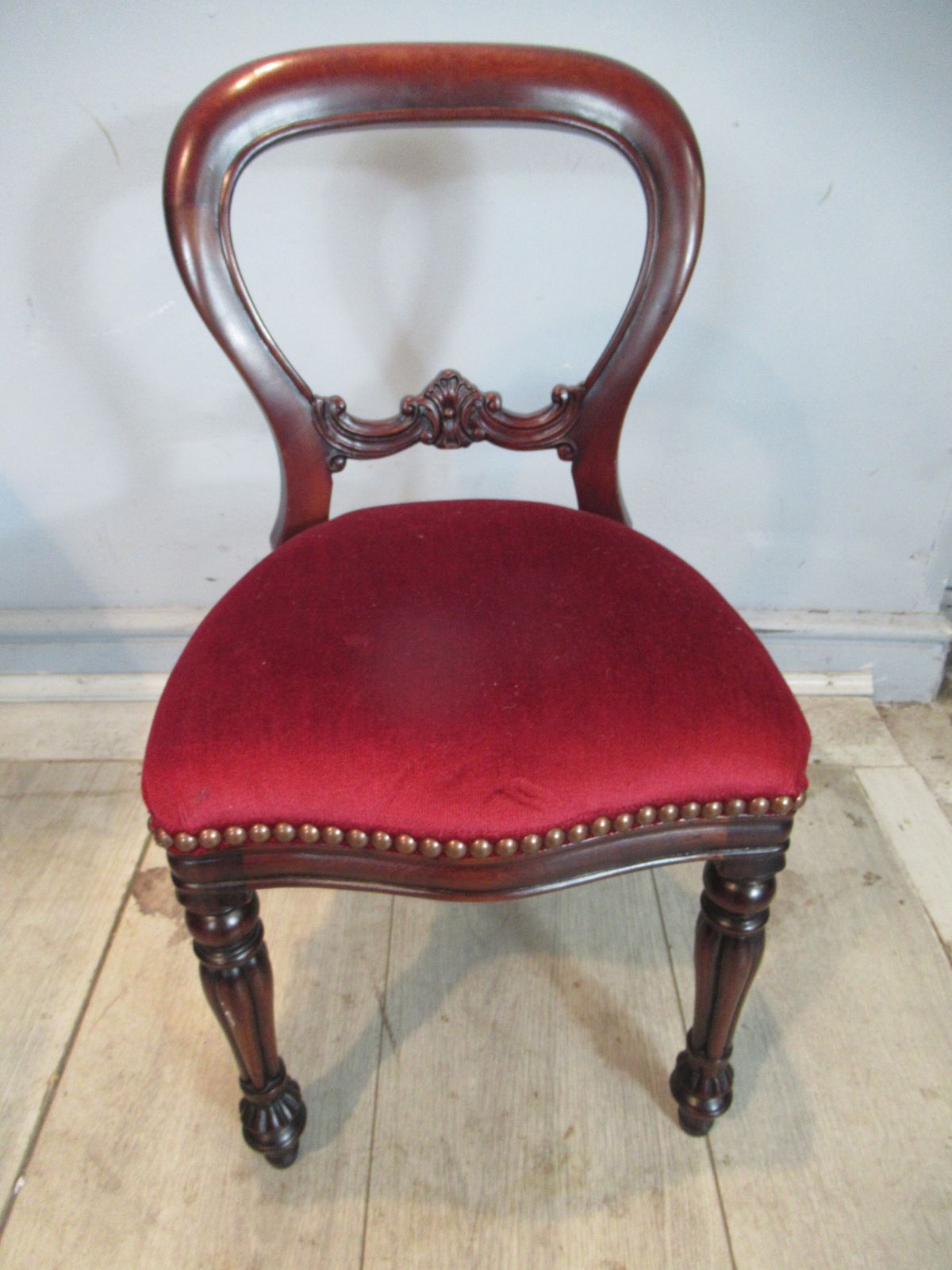 A    Decorative  Tiny Size  Copy Of A Victorian    1870s Dining Chair photo vintage