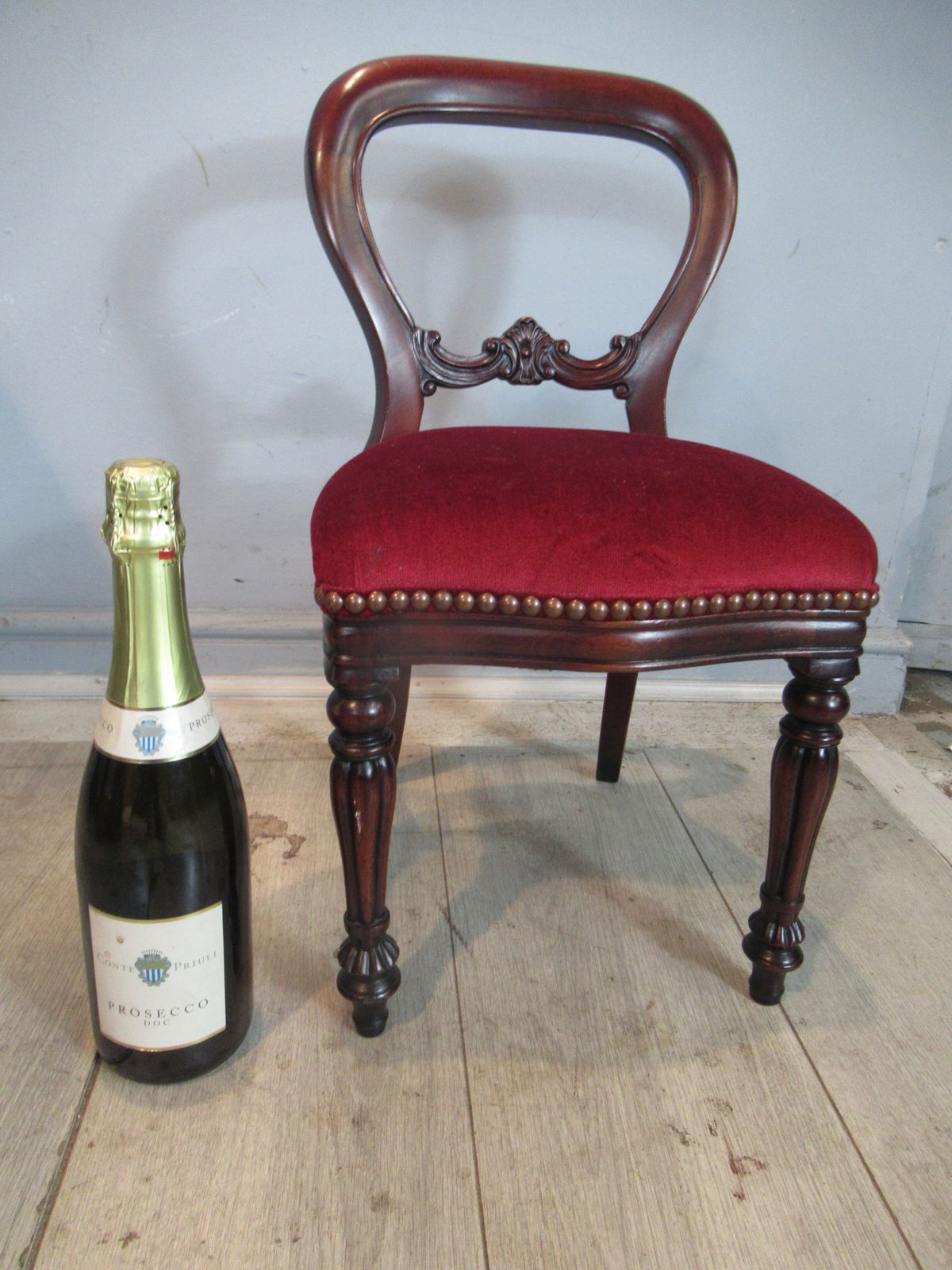 A    Decorative  Tiny Size  Copy Of A Victorian    1870s Dining Chair