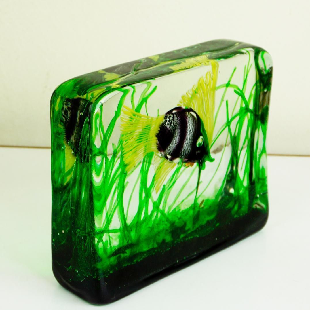 Murano Glass Aquarium By Riccardo Licata For Gino Cenedese, Italy 1960s photo for sale