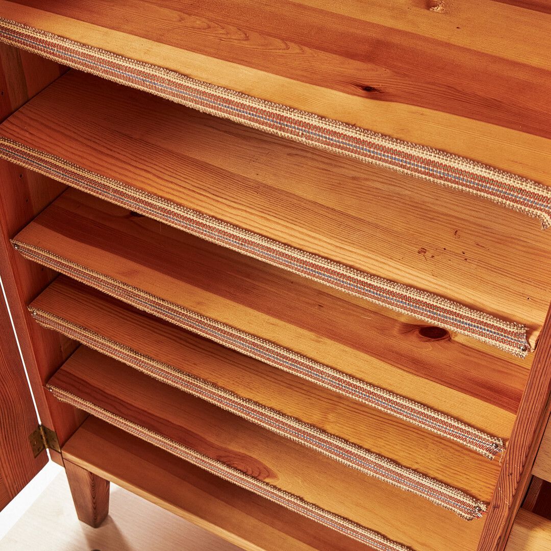 Carl Malmsten Mid Century Pine Bookcases With Cabinets, Pair, Sweden, 20th Century photo vinterior