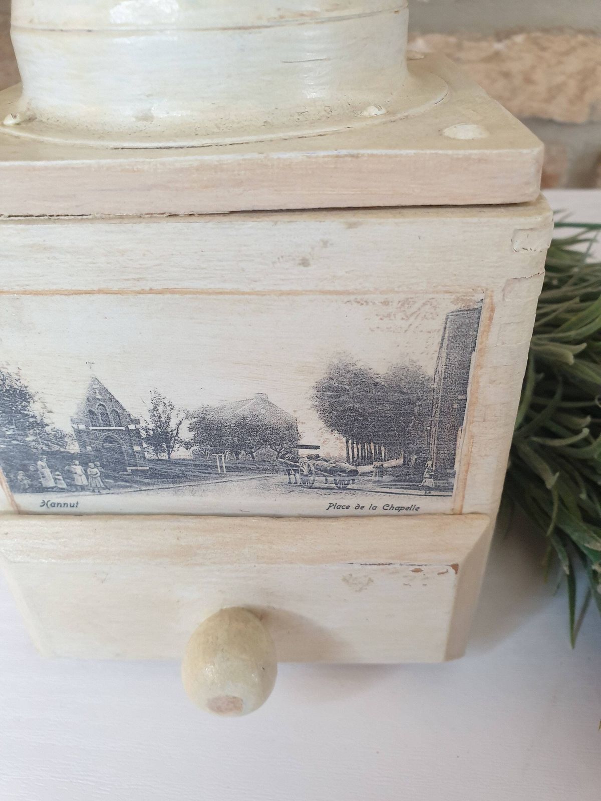 Vintage Zassenhaus Wooden Coffee Grinder, French Country Decor photo Home Decor
