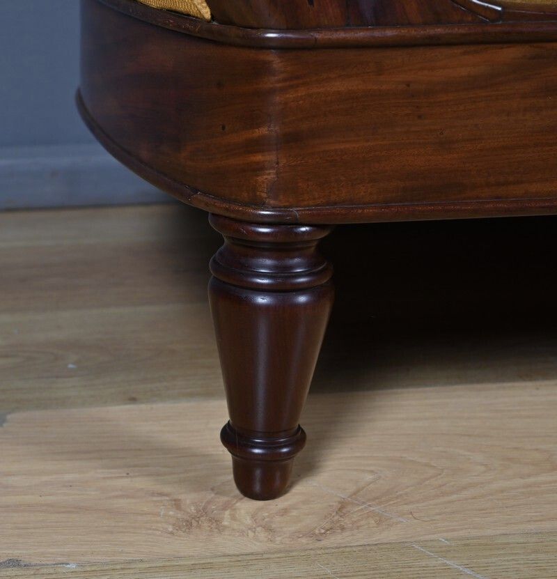 2630.0 Mahogany Chaise Longue, Restoration Period – Early 19th Century photo