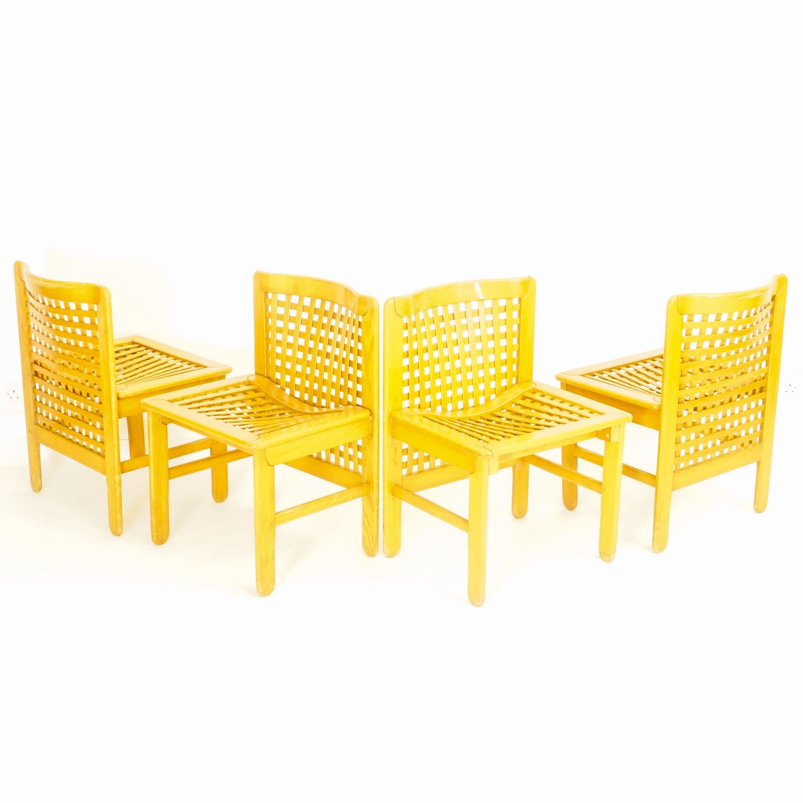 Set Of Four Chairs By Titina Ammannati And Giampiero Vitelli, 1970 photo for sale