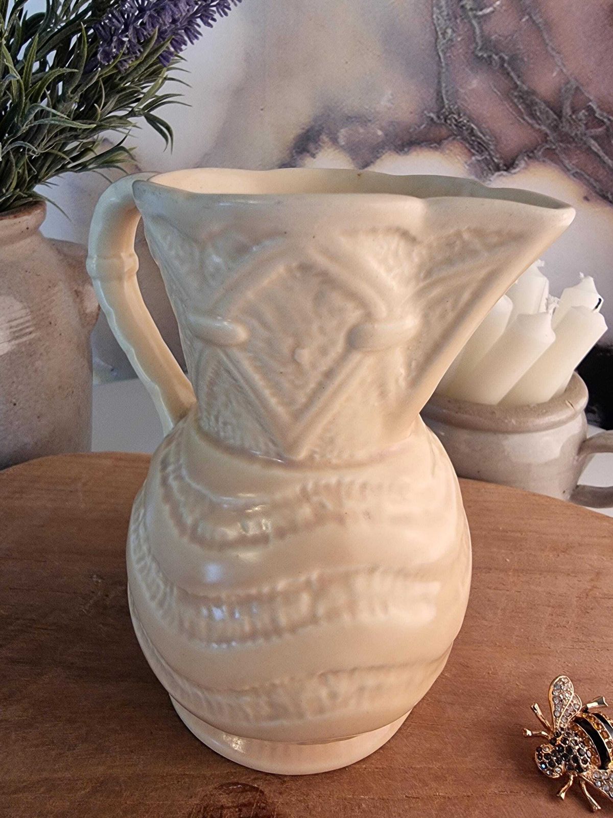 Vintage Roddy Ware Staffordshire Milk Jug   Cream Pitcher/Jug   English Pottery photo vintage