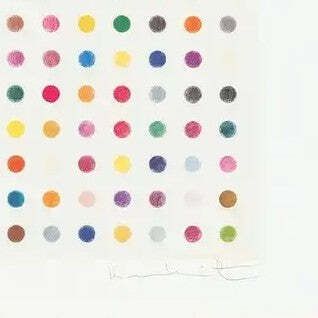Damien Hirst, Untitled B (Spot Drawing), 2025 photo furniture