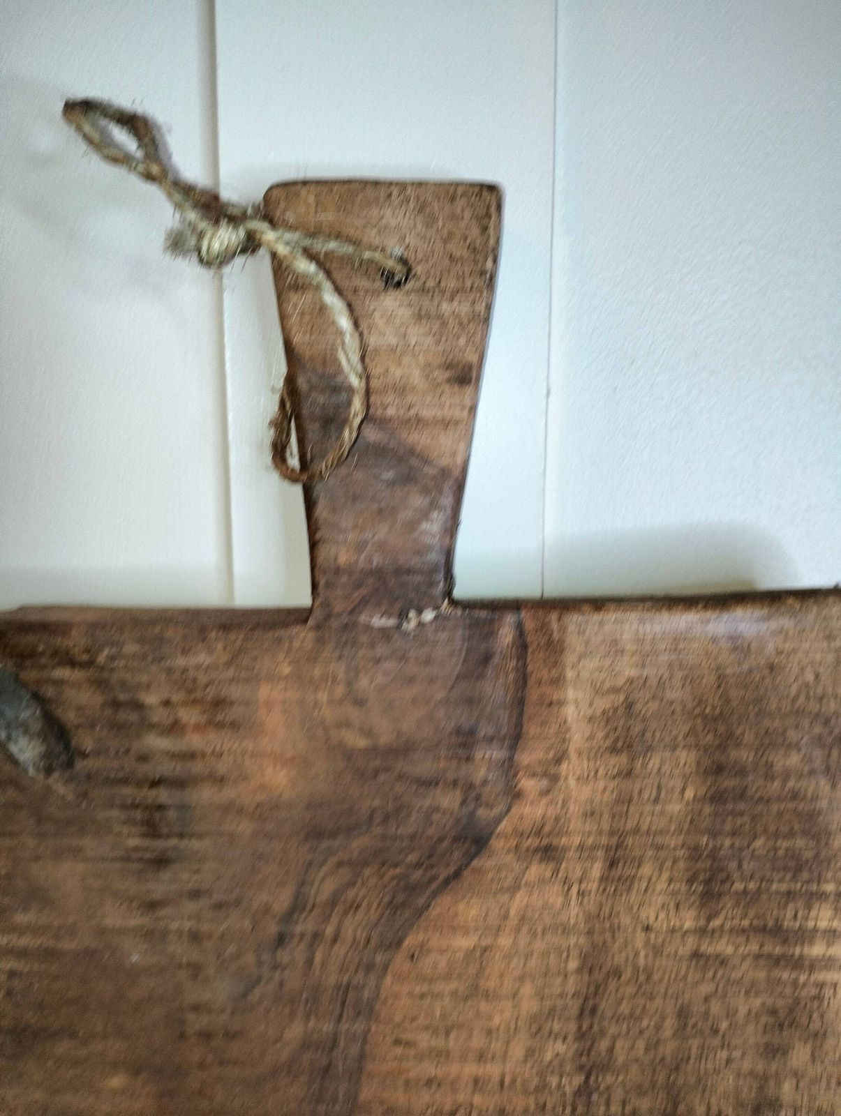 French Farmhouse Oak Bread Board, Reclaimed Wood Charcuterie Platter photo vinterior