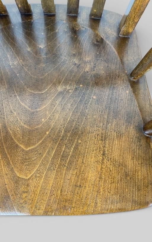 Antique Late Victorian High Back Windsor Armchair (C.1890) photo 495.0