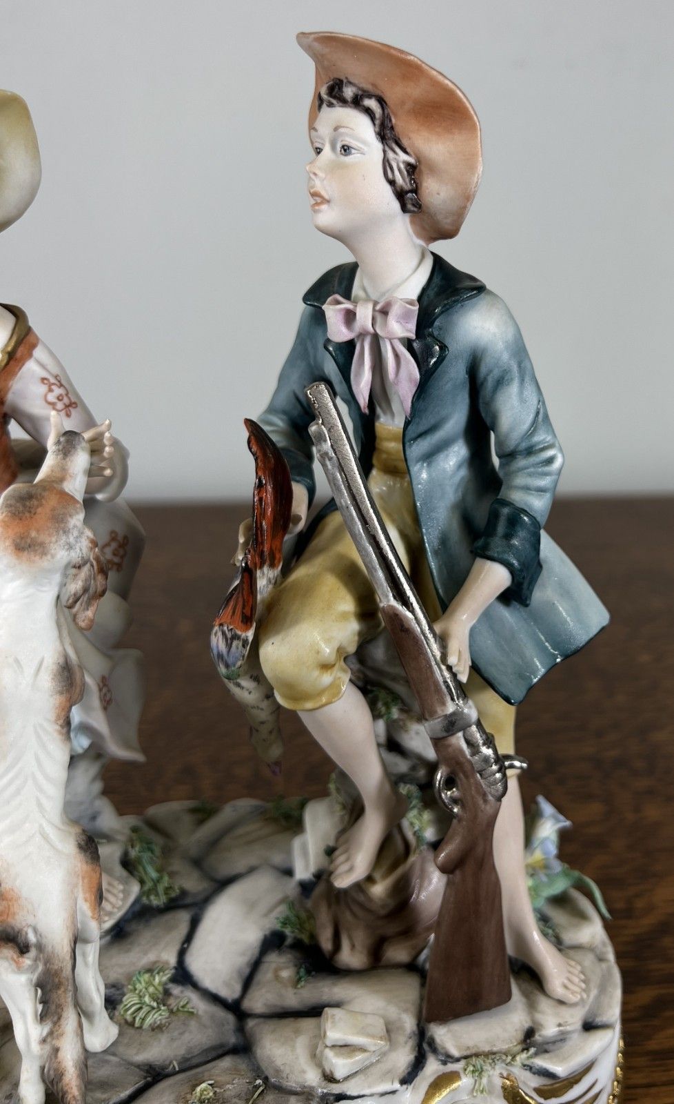 Figurines Vintage Style Italian Handmade Porcelain Capodimonte Lot 4761 photo 169.0