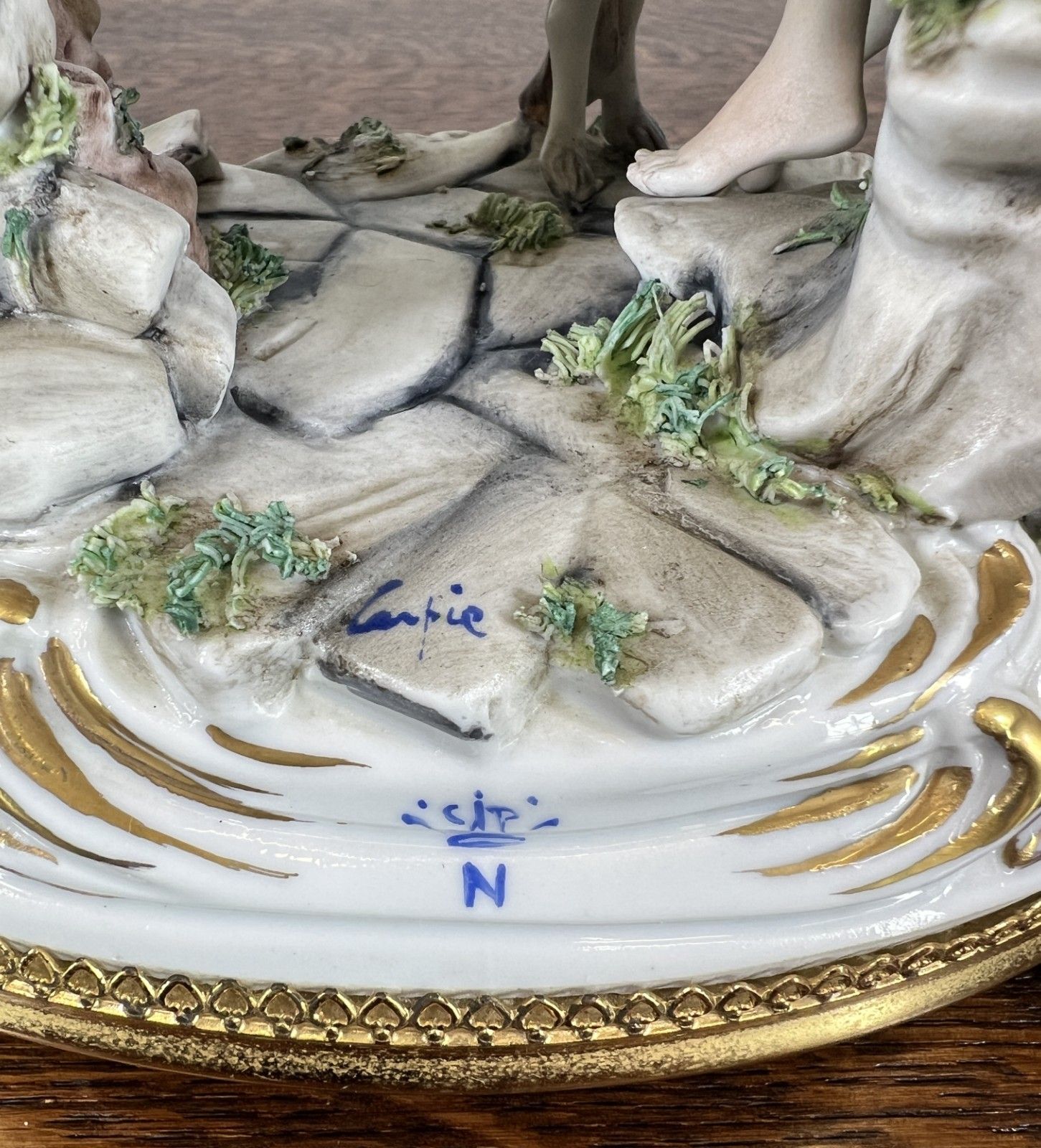 Home Decor Figurines Vintage Style Italian Handmade Porcelain Capodimonte Lot 4761 photo
