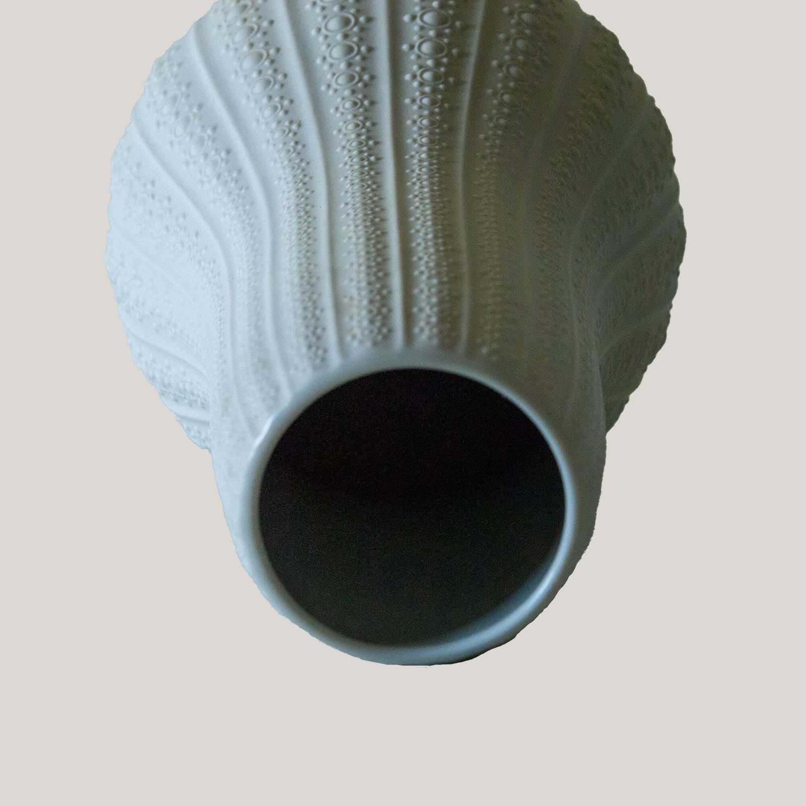 Heinrich & Co. Relief Porcelain Vase, Selb Bavaria (1955) photo for sale
