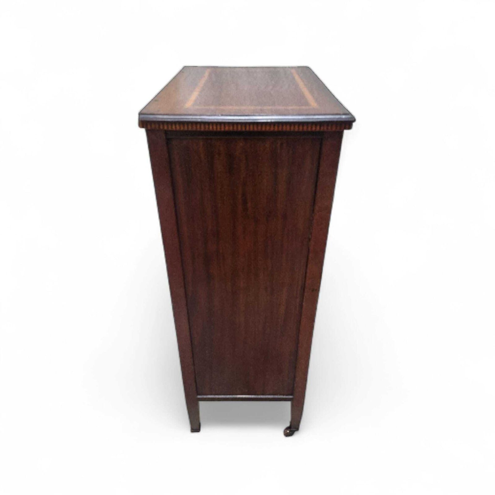 Vintage Mahogany Music Cabinet / Small Display & Storage Cabinet C.1920 photo vinterior
