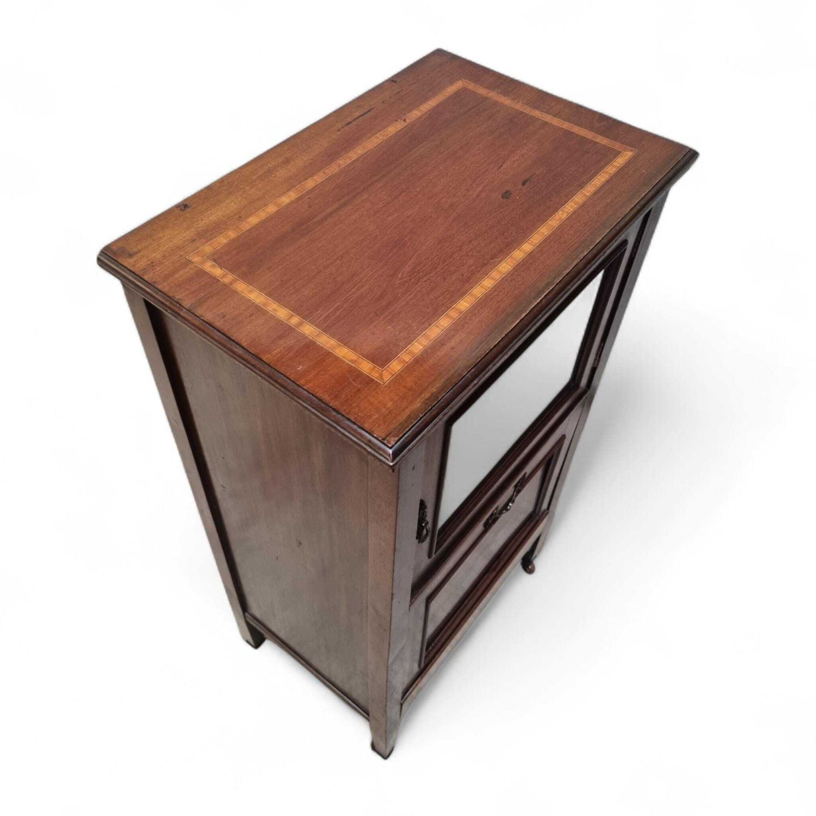 photo for sale Vintage Mahogany Music Cabinet / Small Display & Storage Cabinet C.1920