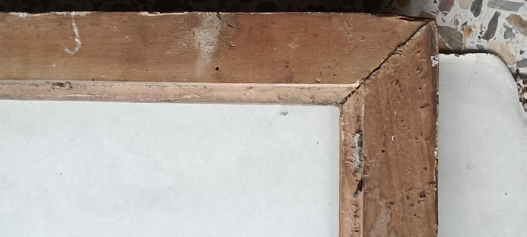 Antique Tuscan Lacquered And Gilded Frame From The 18th Century photo buy