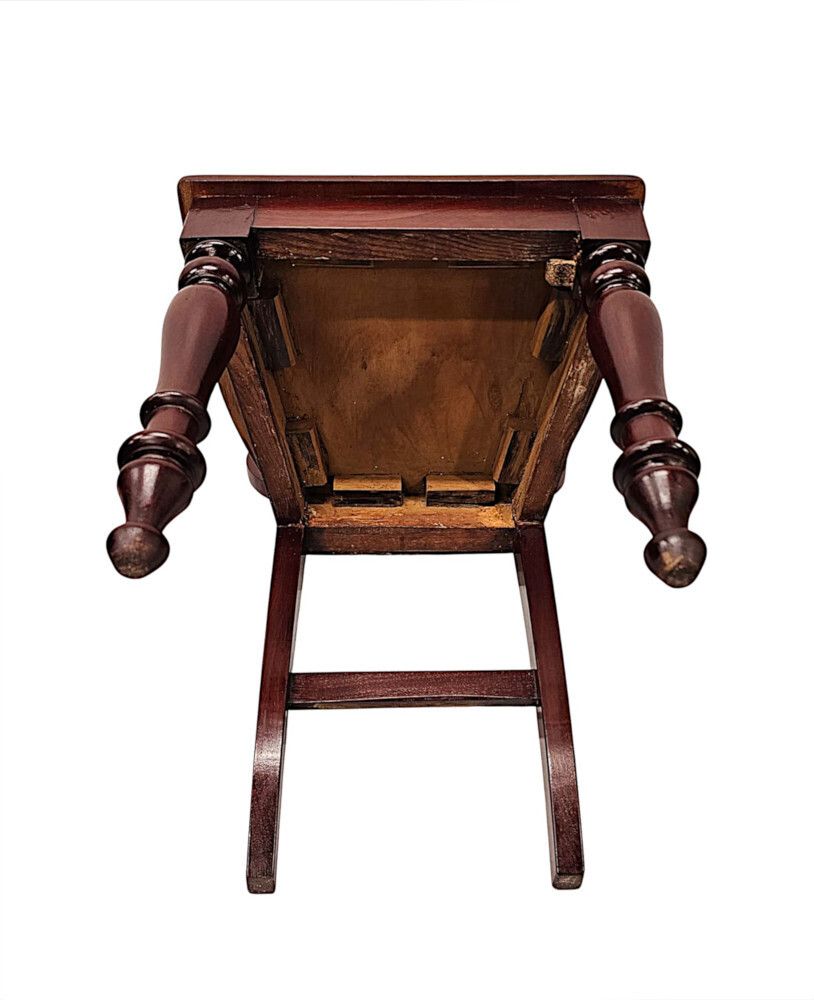 photo for sale A Very Rare And Fine 19th Century Irish Set Of Four Hall Chairs