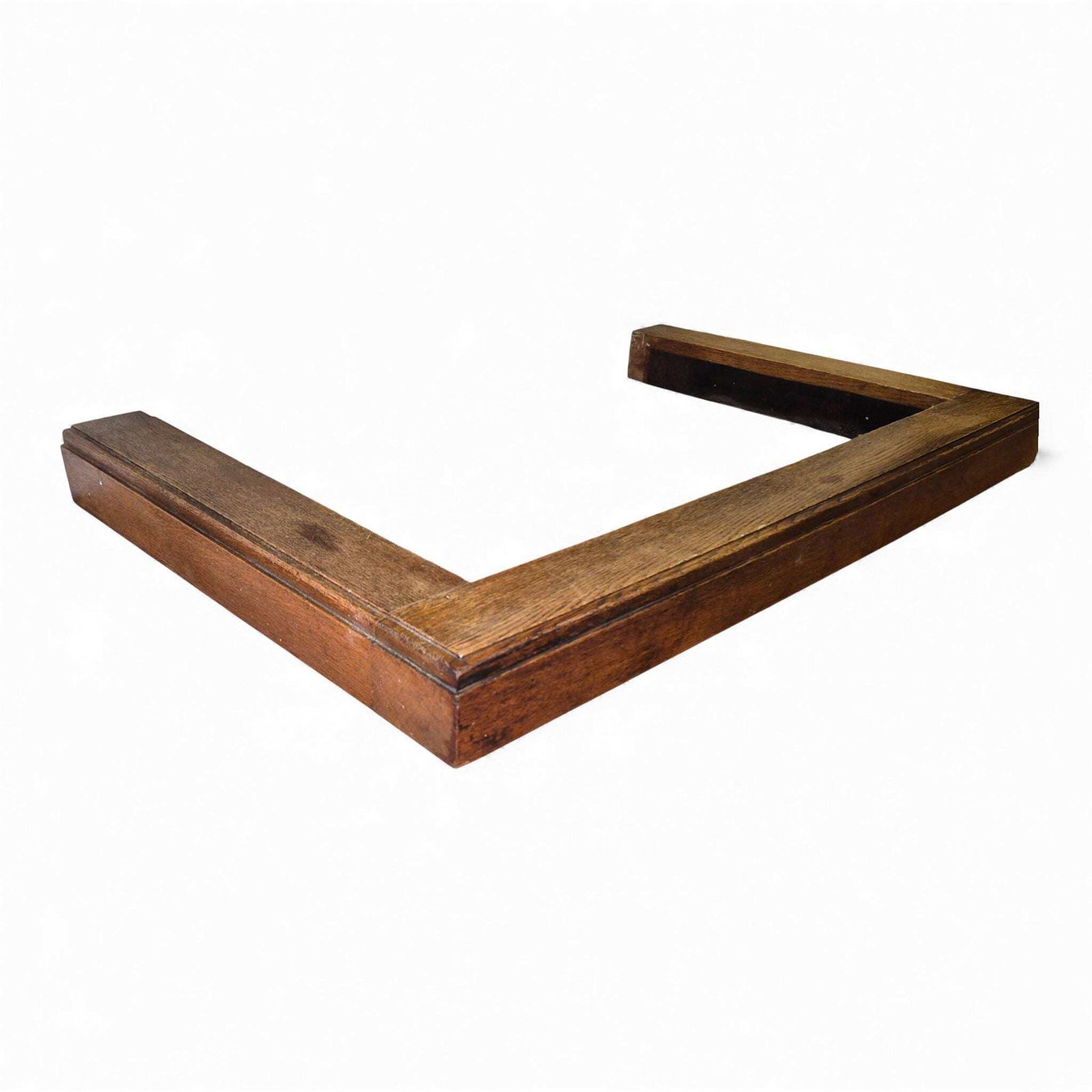 Home Fixtures Vintage Oak Fire Fender – Metal Lined Hearth Surround – Traditional Fireplace Fender – 89cm Wide photo