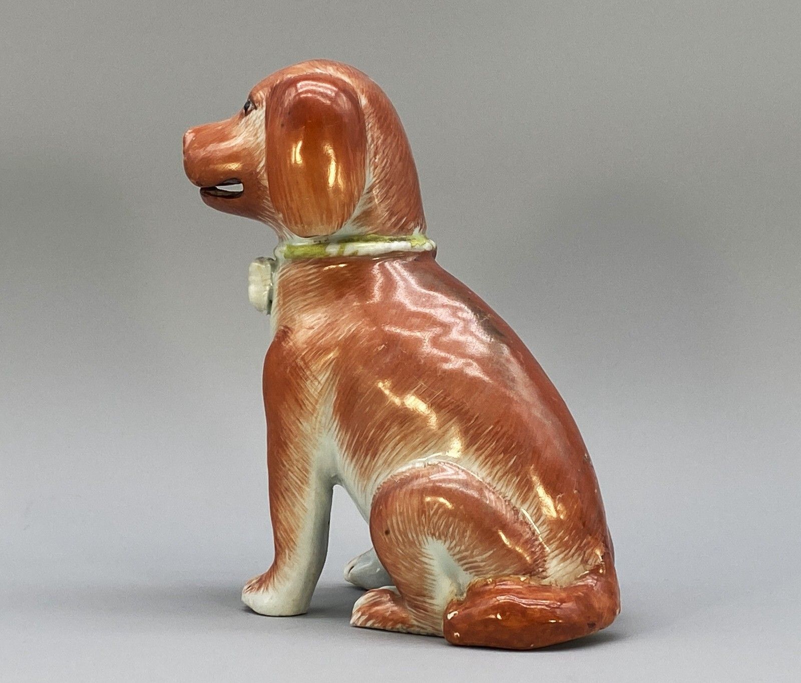 Exceptionally Rare 18thc Qianlong Period Chinese Porcelain Dog Statue Figurine photo buy