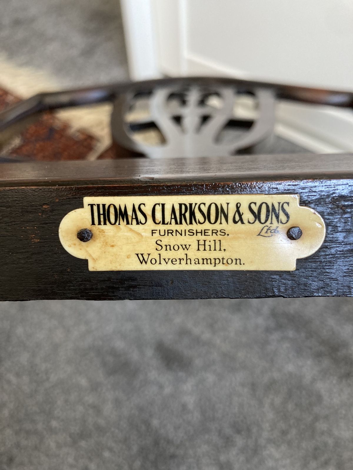 Vintage Dining Chairs, Chippendale Revival By Thomas Clarkson And Sons Ltd Wolverhampton Set Of Six   Sturdy And Comfortable photo 600.0