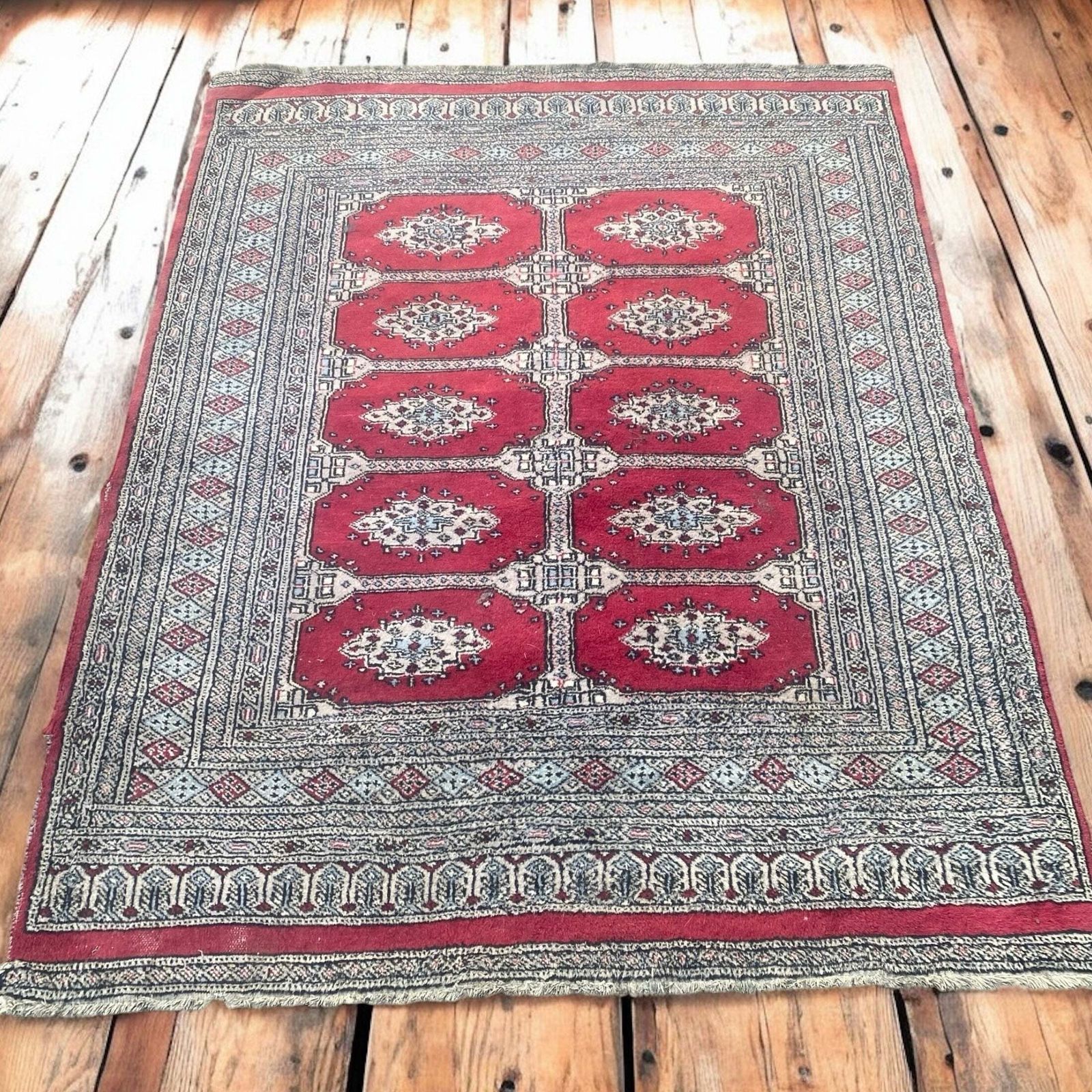 Hand Knotted Bokhara Wool Rug 125 X 165 photo furniture