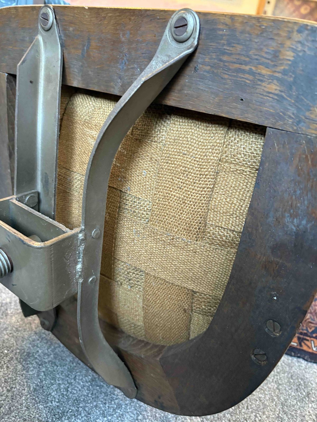 Art Deco  Hillcrest Oak Office Or Occasional Chair photo buy