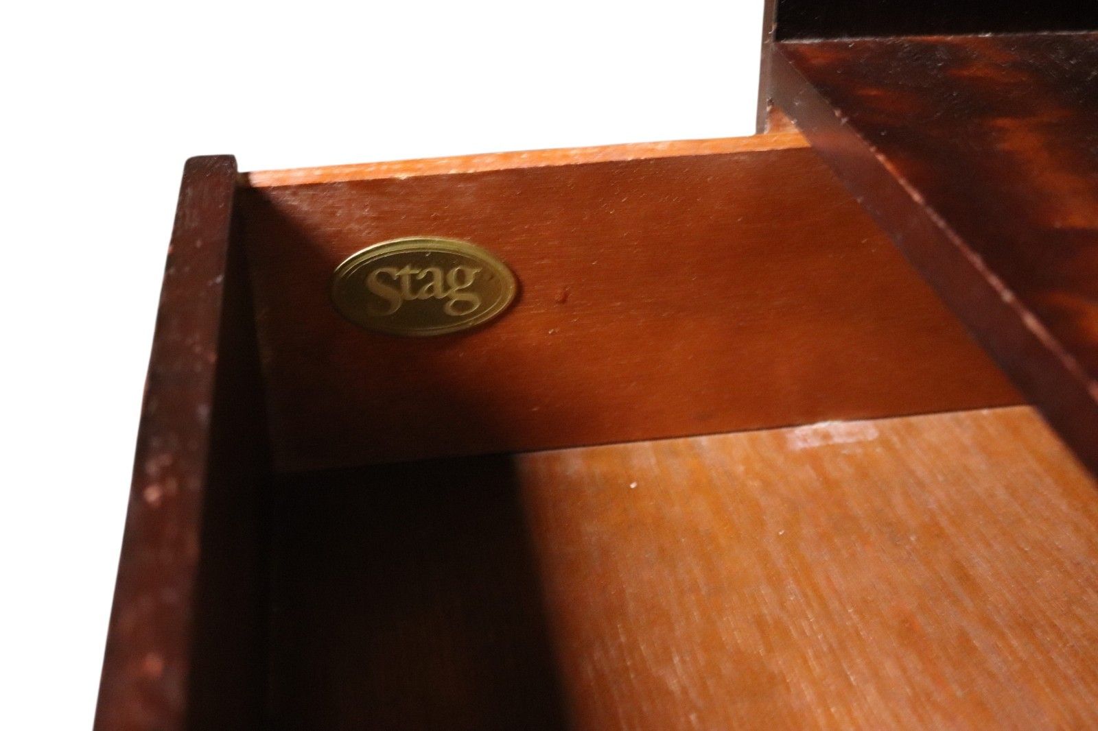 Vintage Pair Of Stag Minstrel Bedside Cabinets / Tables photo buy