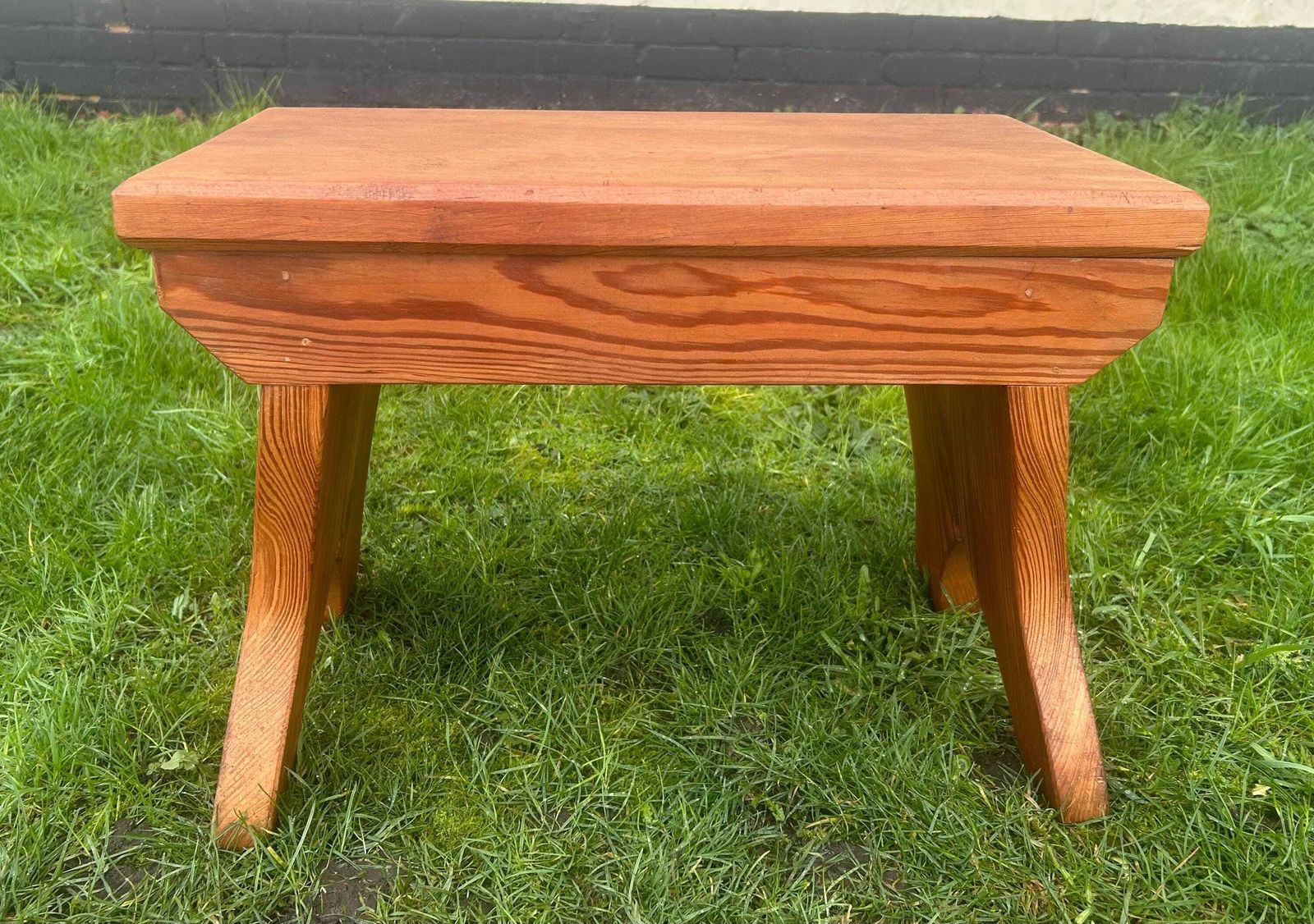 Moorish Pitch Pine Antique Stool Vintage Wooden Seating Chair Victorian Hall Desk Side Table Coffee Side Haberdashery Liberty photo for sale