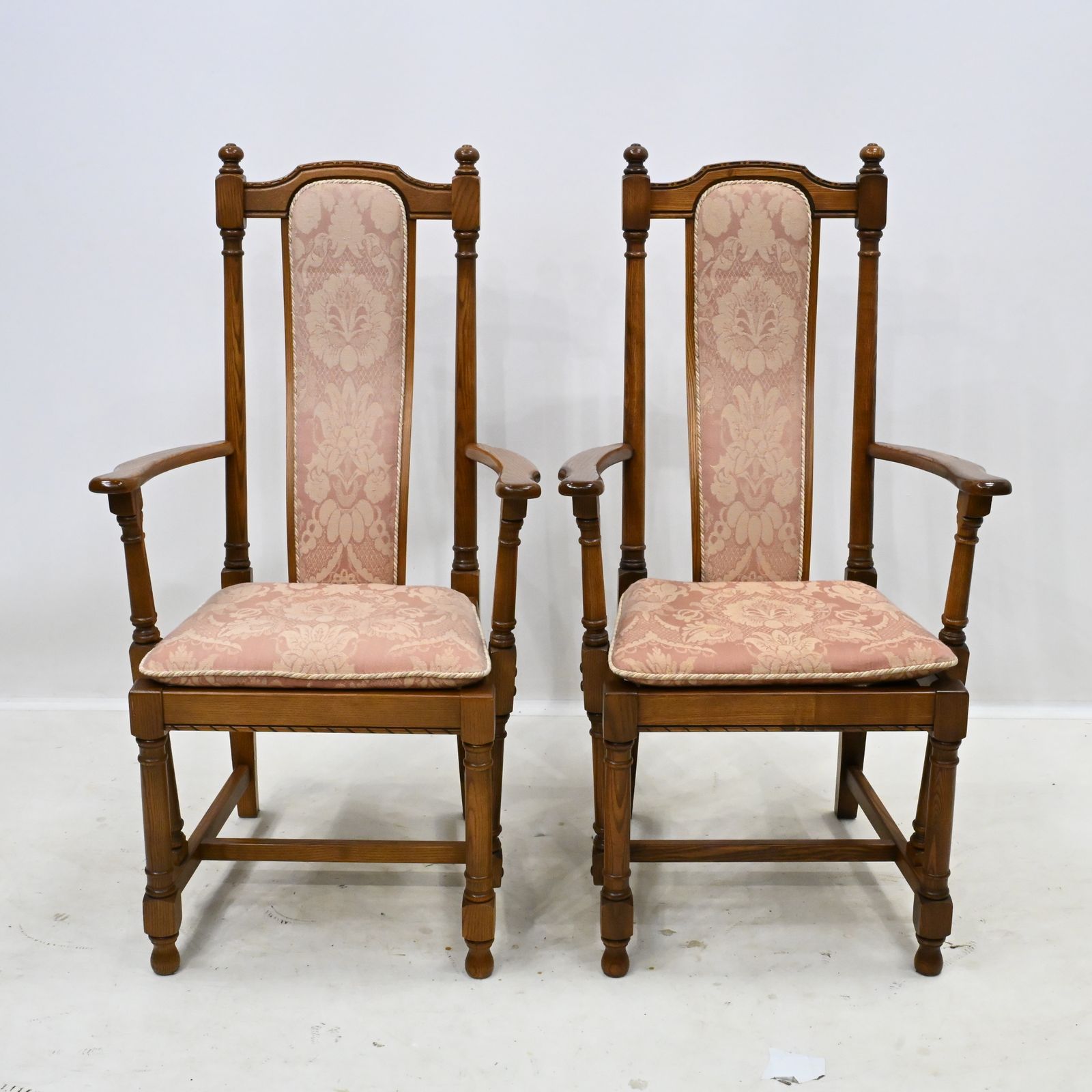 2 Ercol Hampton Dining Chairs 2 Carvers Model 944a Golden Dawn Free Uk Delivery photo furniture