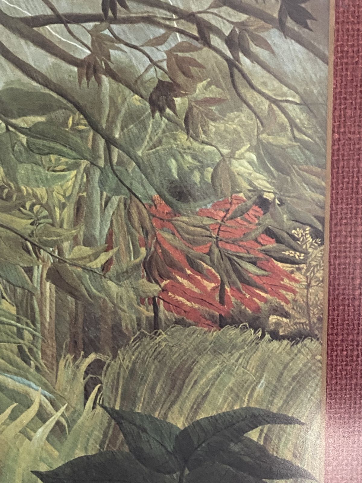 Vintage Henri Rousseau 1960s Print From Art Gallery photo vinterior