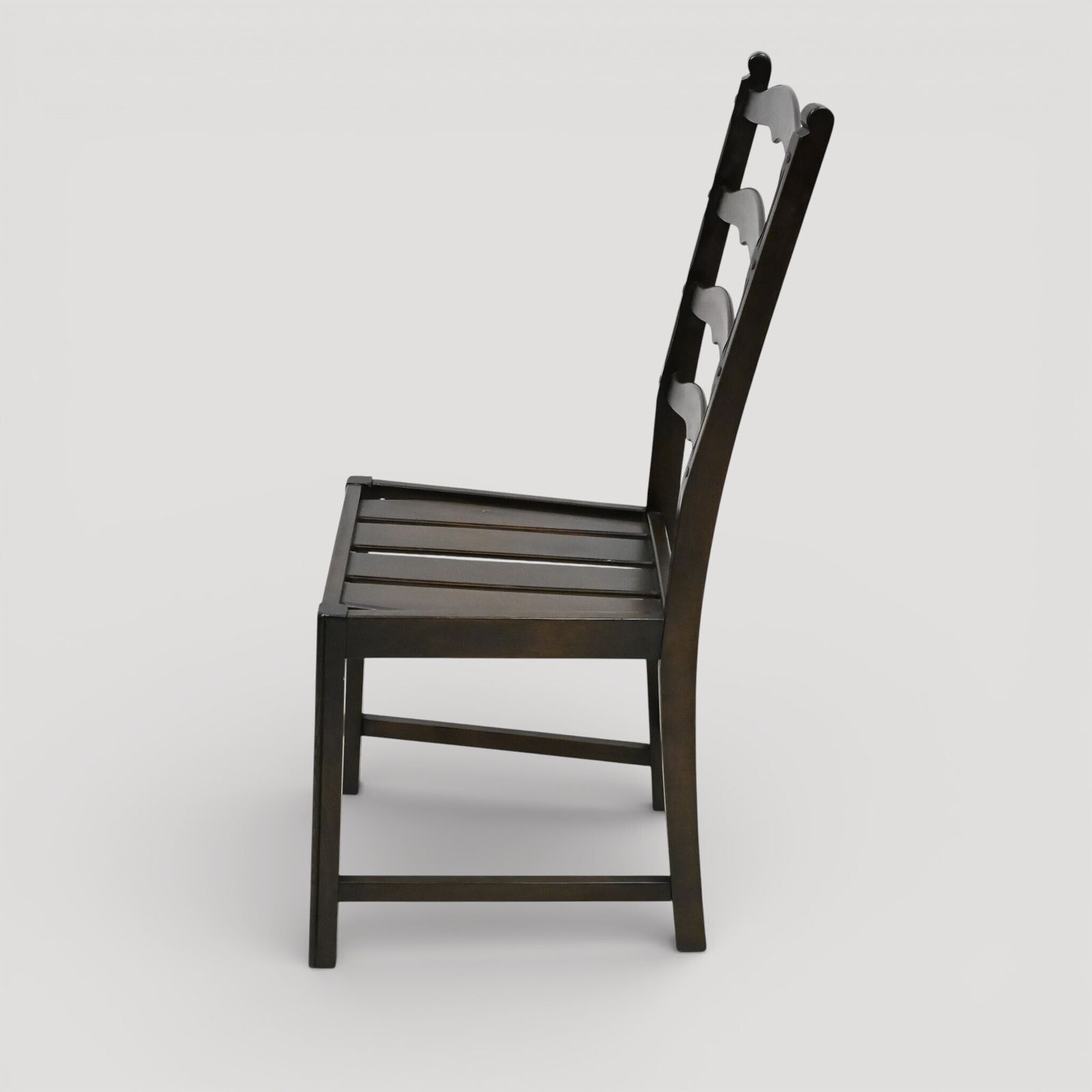 Set Of 6 1970s Ercol Ladderback Dining Chairs Dark Finish Free Uk Delivery* photo buy