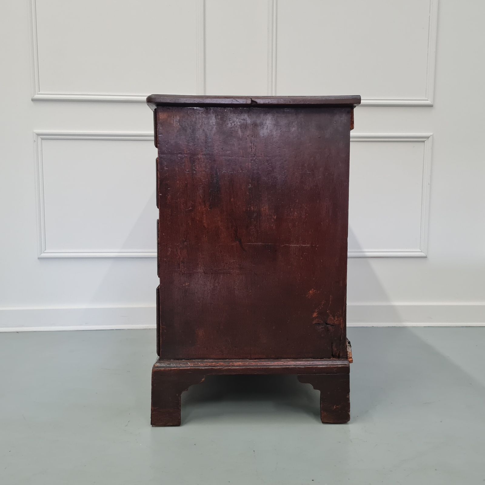 Rare Small Oak Georgian Chest Of Drawers C1760 Free Delivery Eng/Wales photo vintage