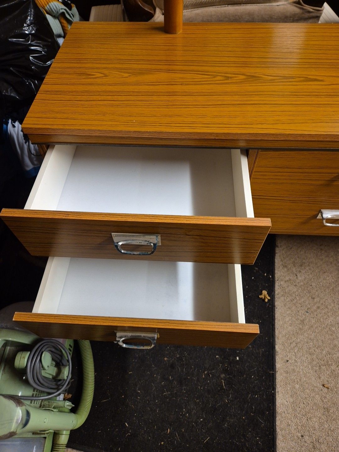 Vintage / Retro / Mid Century Schreiber Style 6 Drawer Dressing Table photo vintage