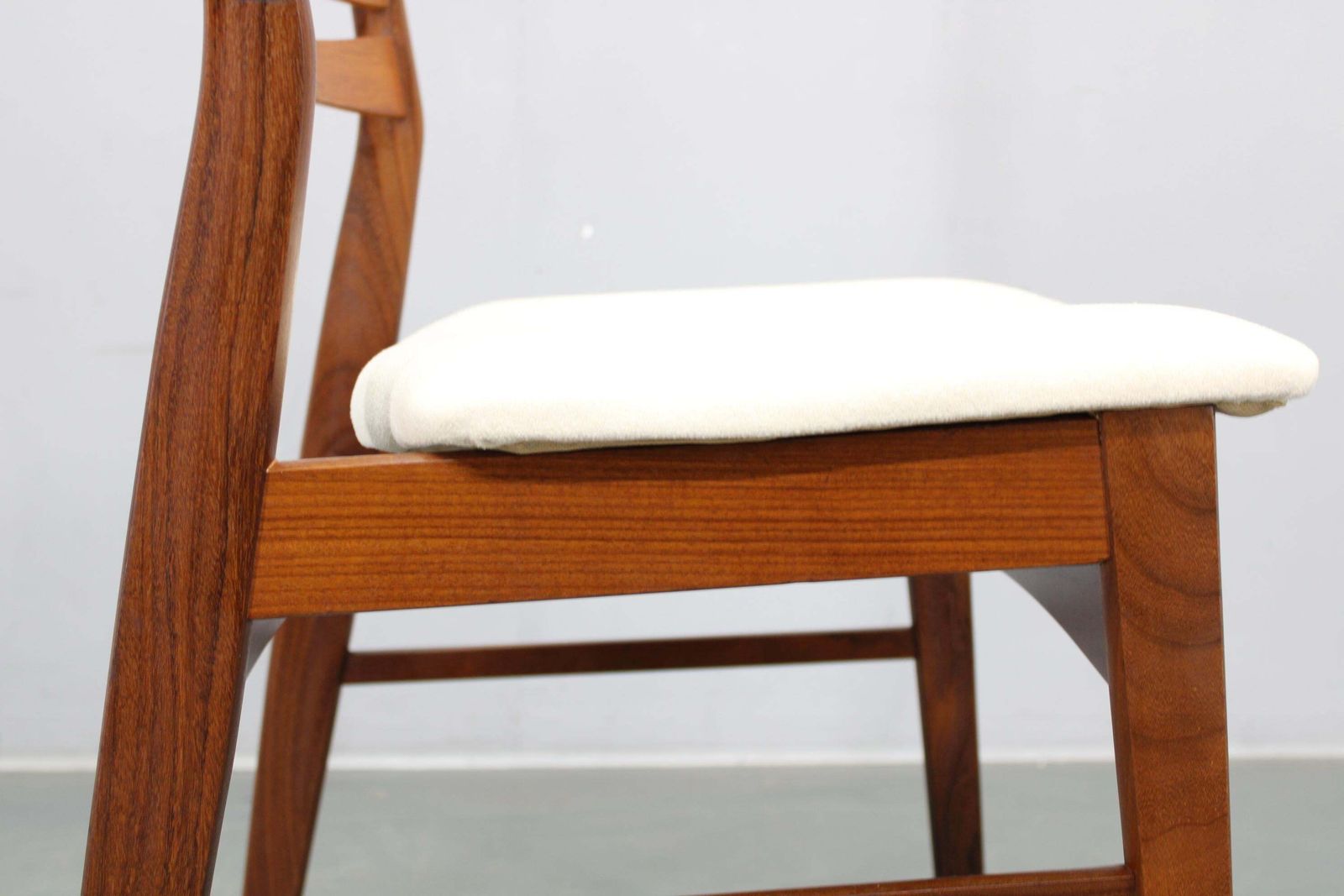 photo buy Set Of Six Danish Mid Century Teak Dining Chairs, Denmark, 1960s
