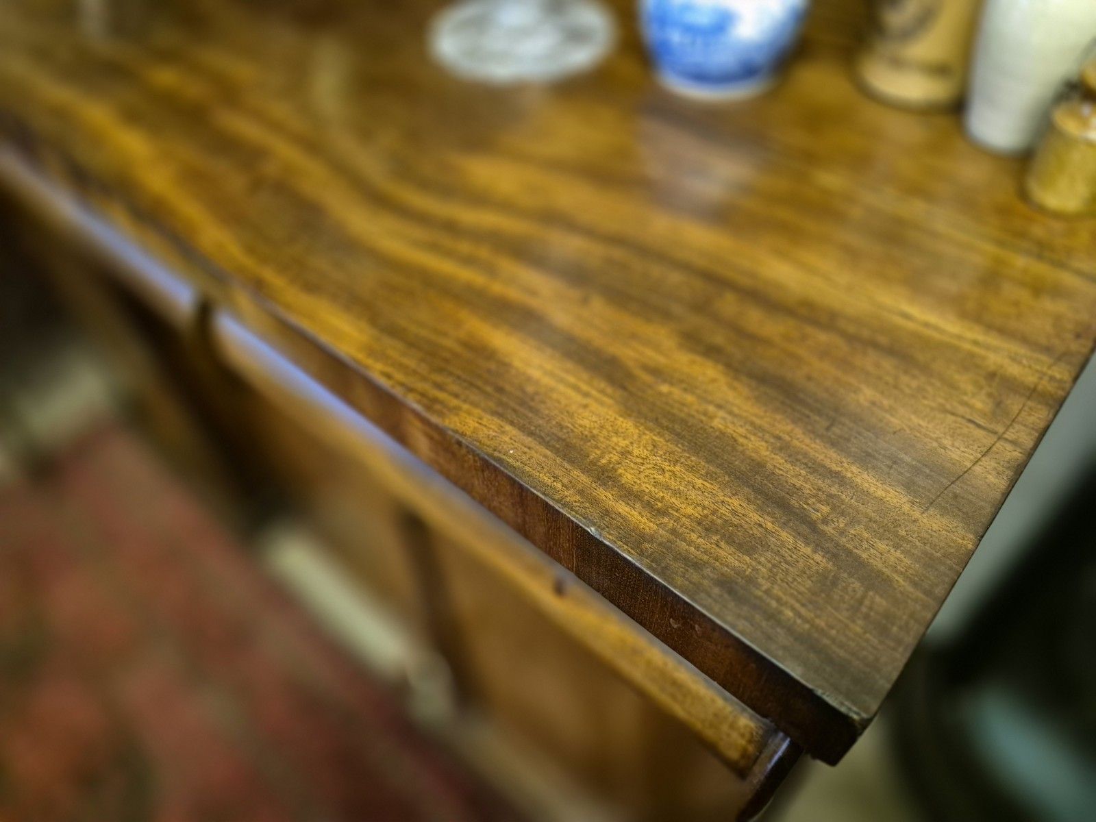 photo for sale A Wonderful Boho Early Victorian Flame Mahogany Chiffonier Buffet Sideboard