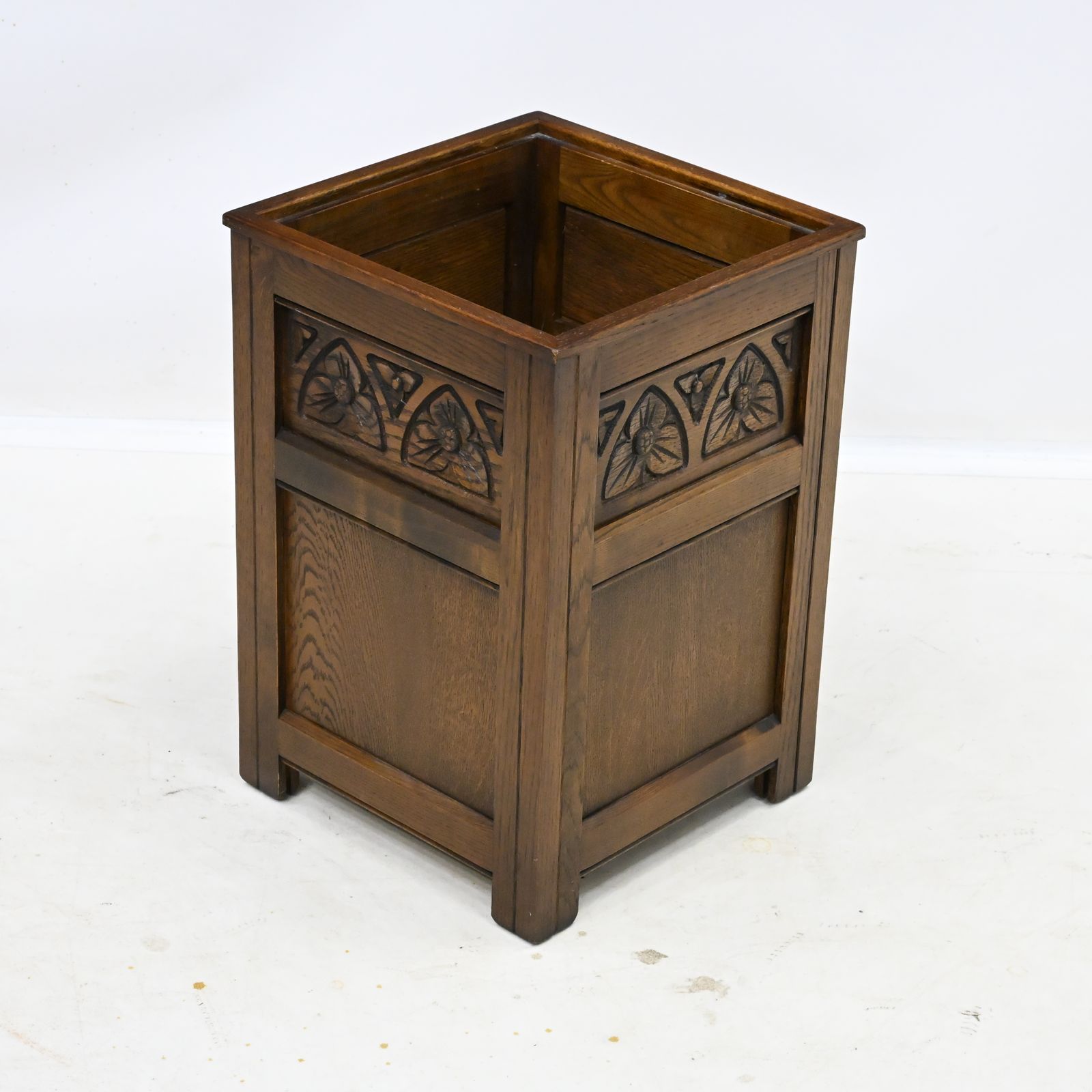 Old Charm Plant Pot Umbrella Stick Stand Light Oak Finish Free Uk Delivery photo 227.0