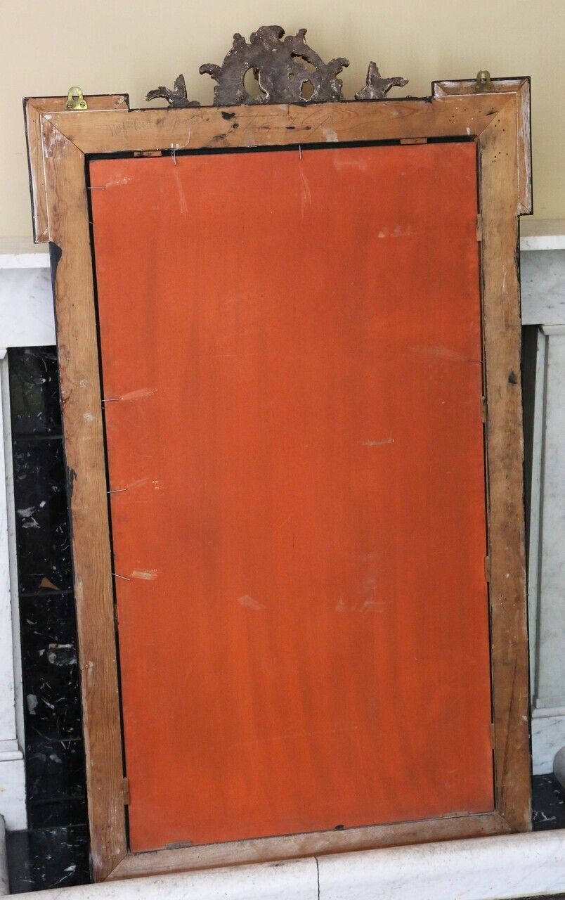 Antique Large C.1900 Gilt Overmantle Wall Mirror – High Quality Ornate Design photo buy