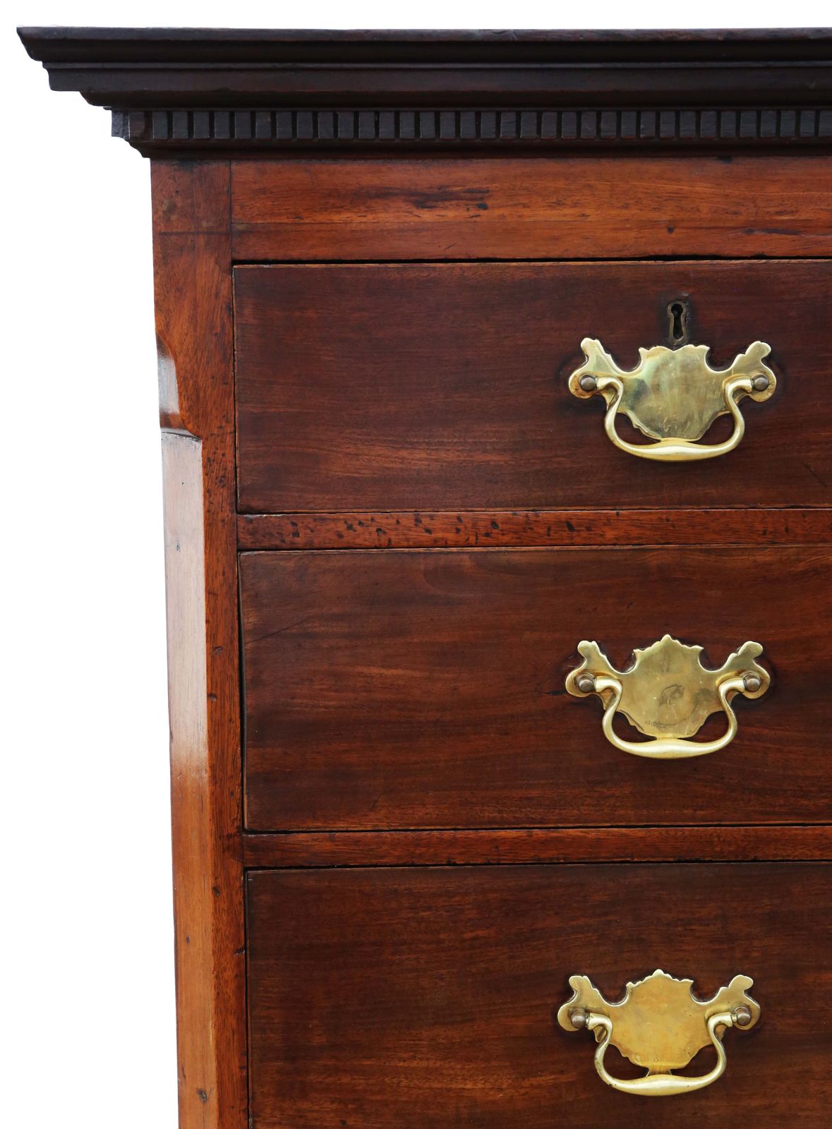Antique 18th Century Mahogany Tallboy – Chest On Chest Of Drawers, Fine Quality photo 2795.0