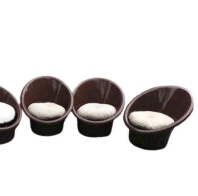 Skopa Armchairs By Ole Gjerlov Knudsen & Torben Lind By Orth Plast / Ikea, 70s / Set Of 6 photo for sale