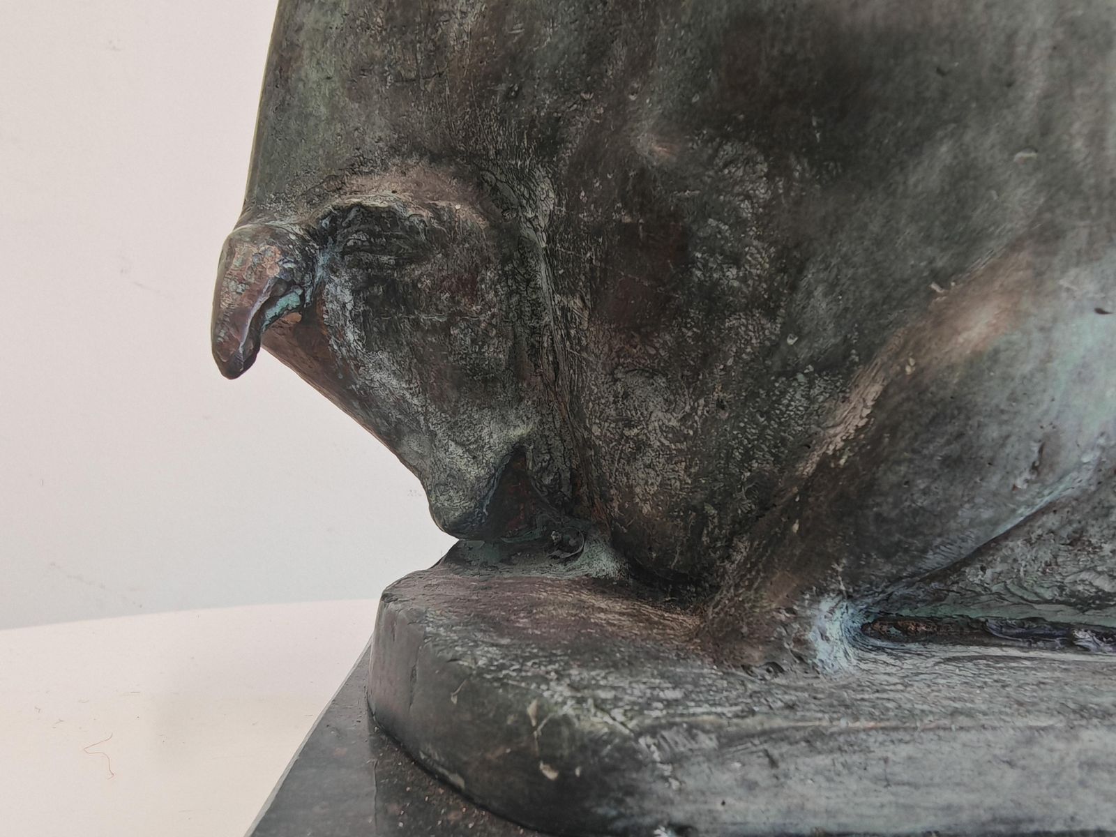 9800.0 Brutalist Bronze Sulpture, "Bull" By Alfred Hrdlicka, Austria Late 20th Century photo