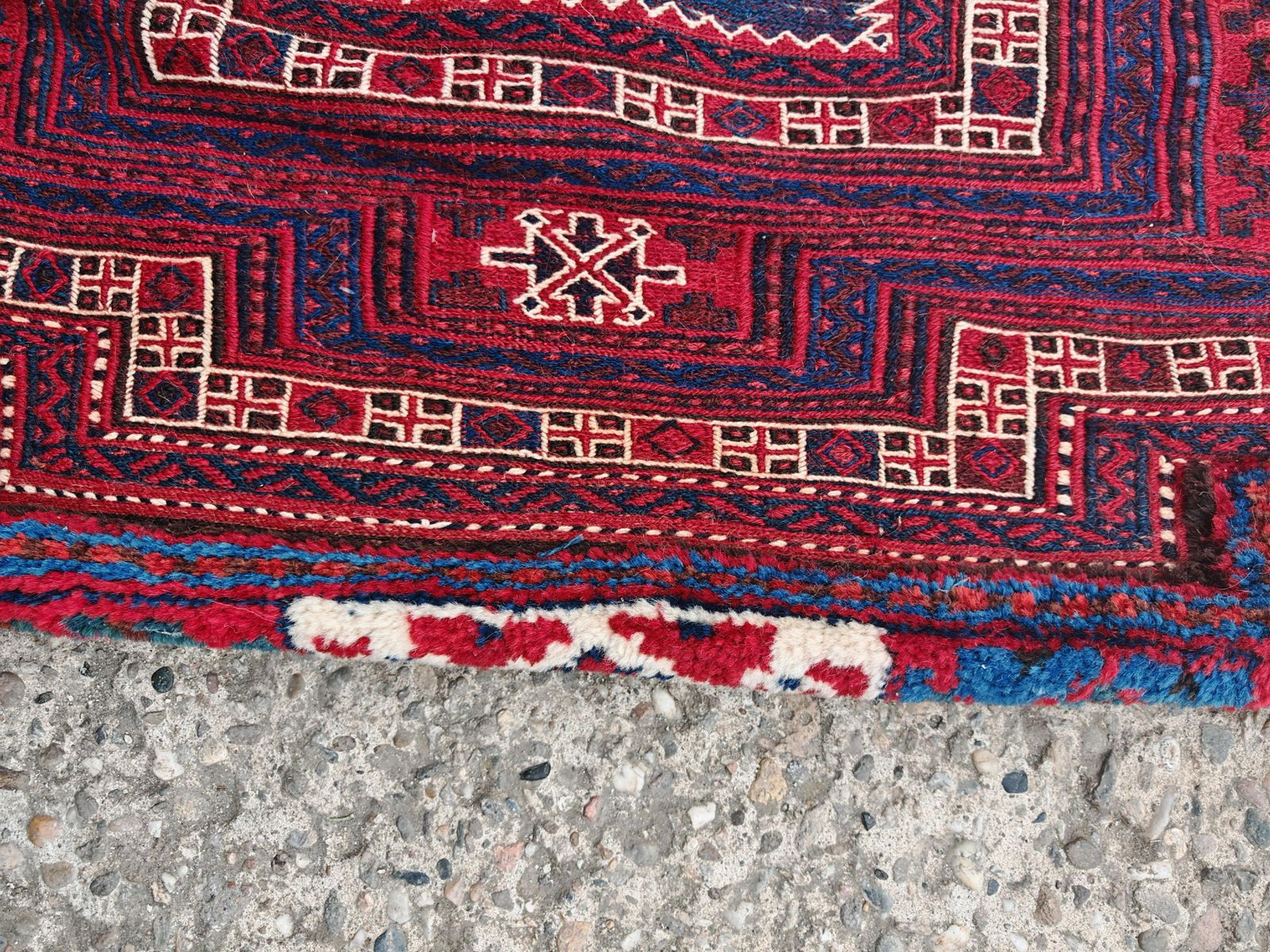 Antique Bakhtiari Saddle Bag For Camel In Natural Dyed Wool, West Asia 1920s photo buy