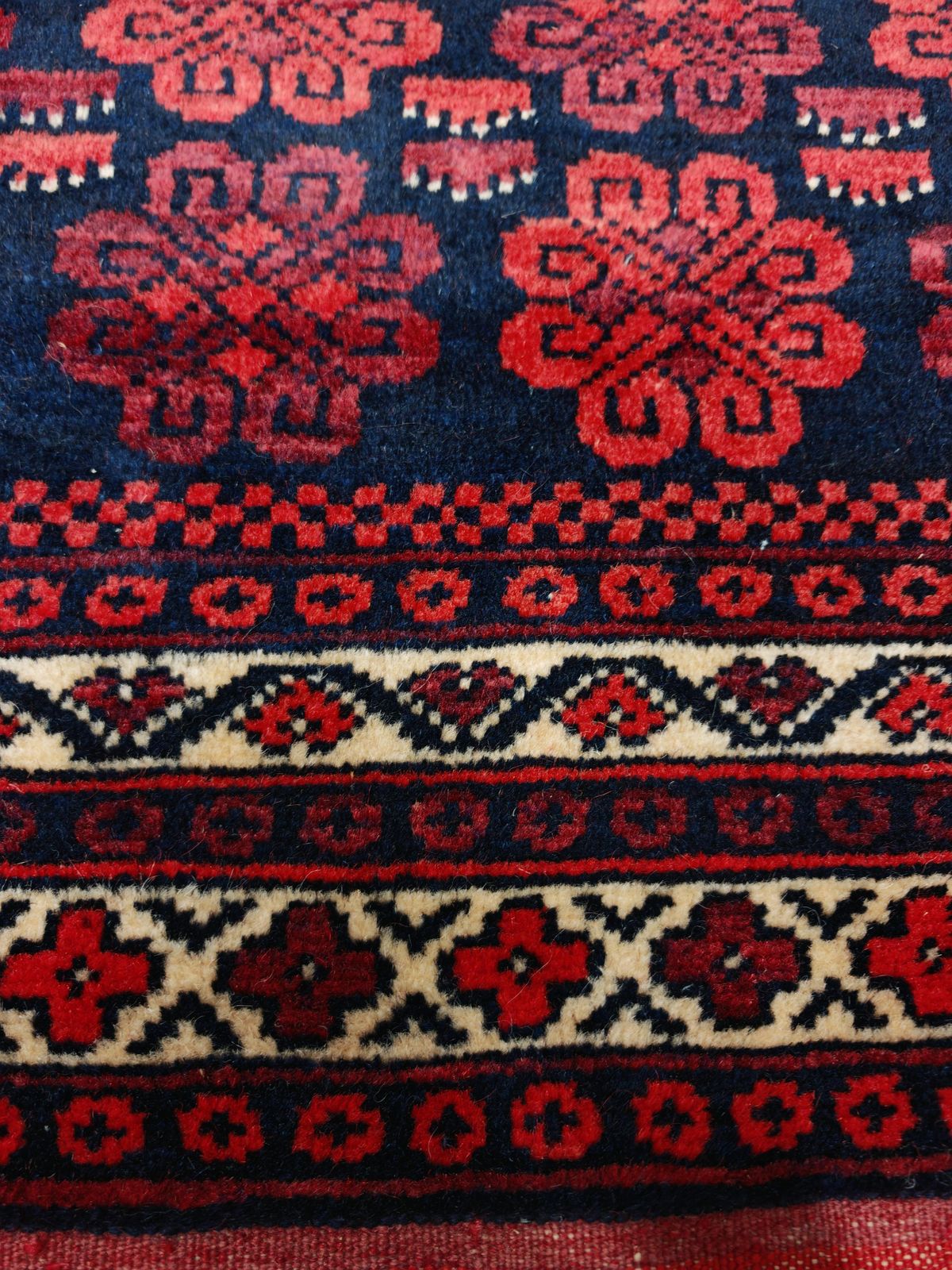 Vintage Anatolian Hand Knotted Yagcibedir Rug With Floral Pattern, Turkey 1940s photo for sale