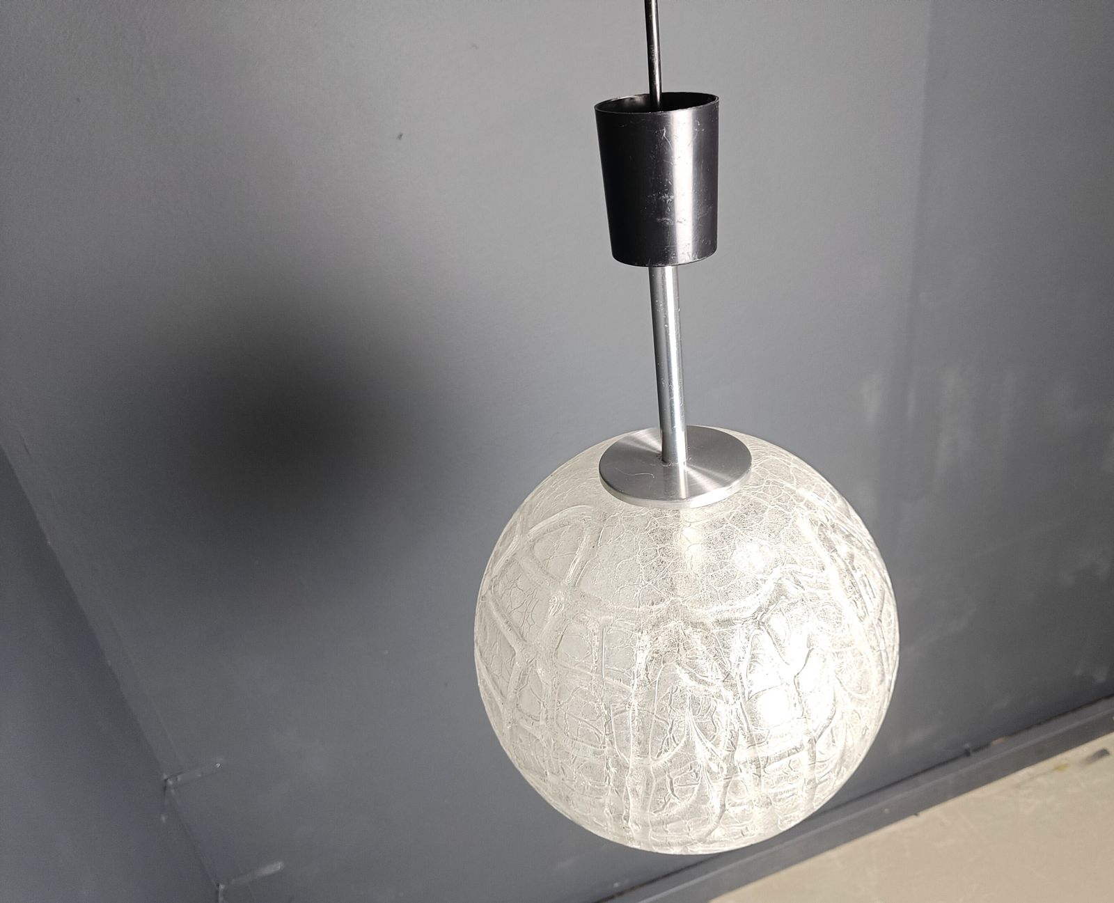 Vintage Pendant Light By Doria Leuchten, 1960s photo vinterior