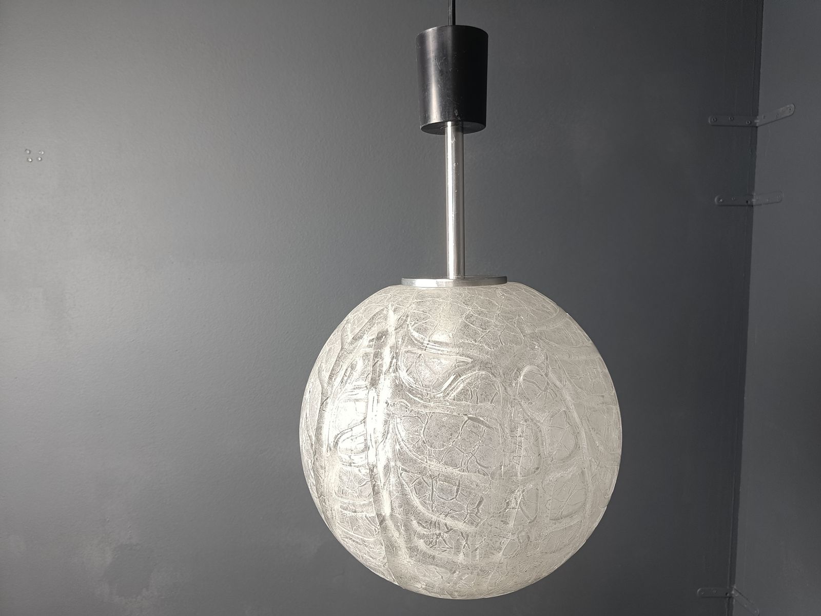 Vintage Pendant Light By Doria Leuchten, 1960s photo vintage