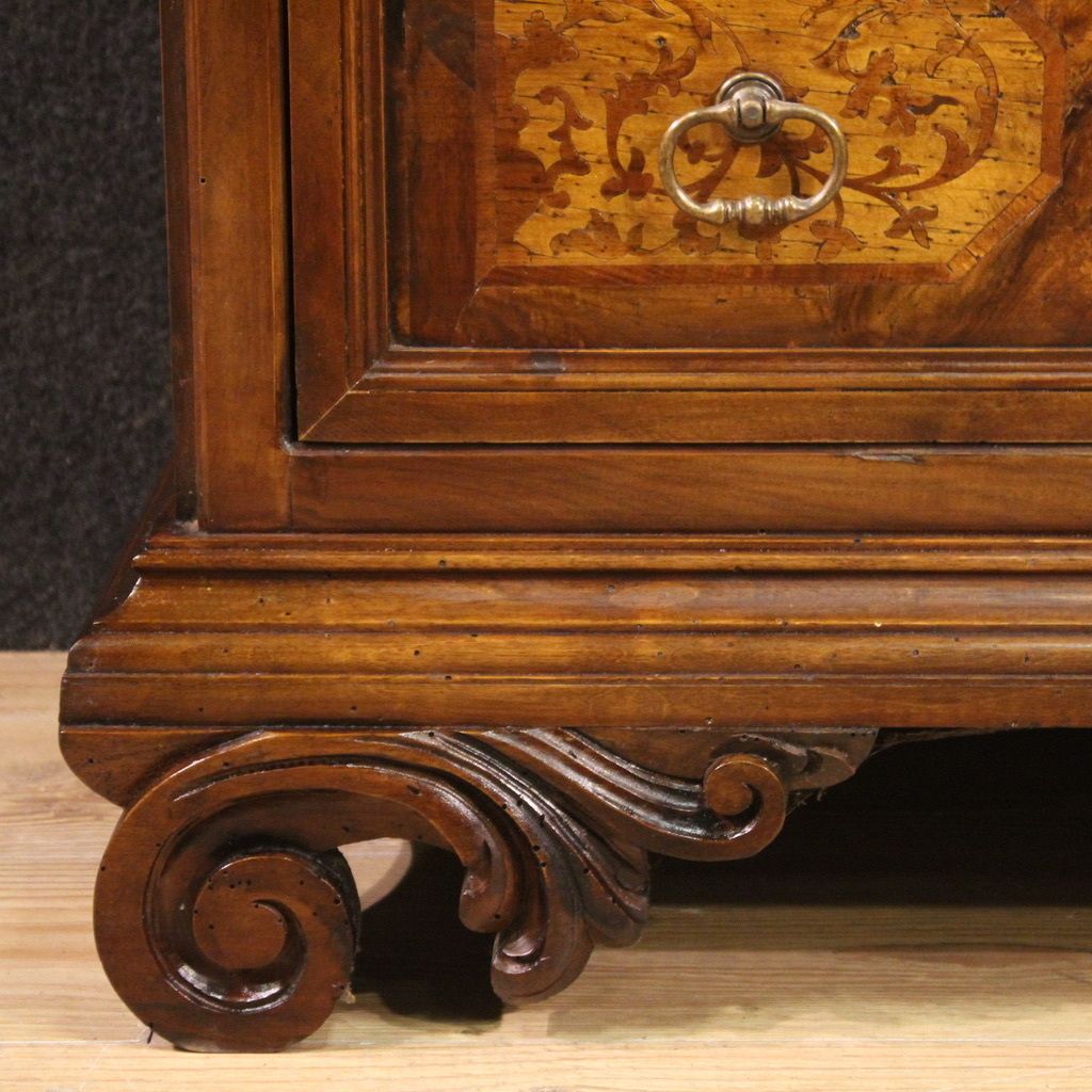 Great 20th Century Inlaid Chest Of Drawers photo Furniture