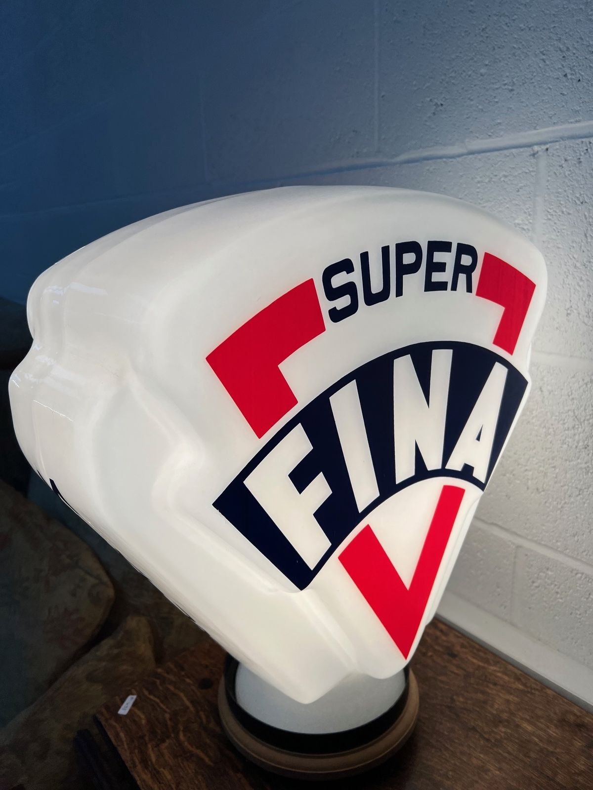 Full Size Reproduction Super Fina Pump Top With Lamp Base photo for sale