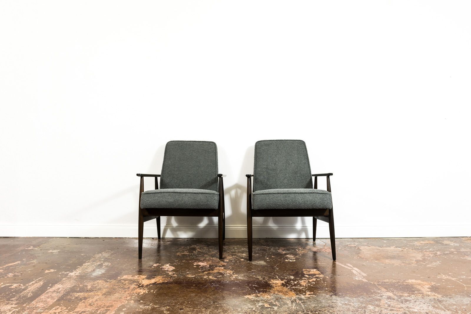 Vintage Armchairs Designed By H. Lis, Poland, 1960's, Set Of 2 photo buy