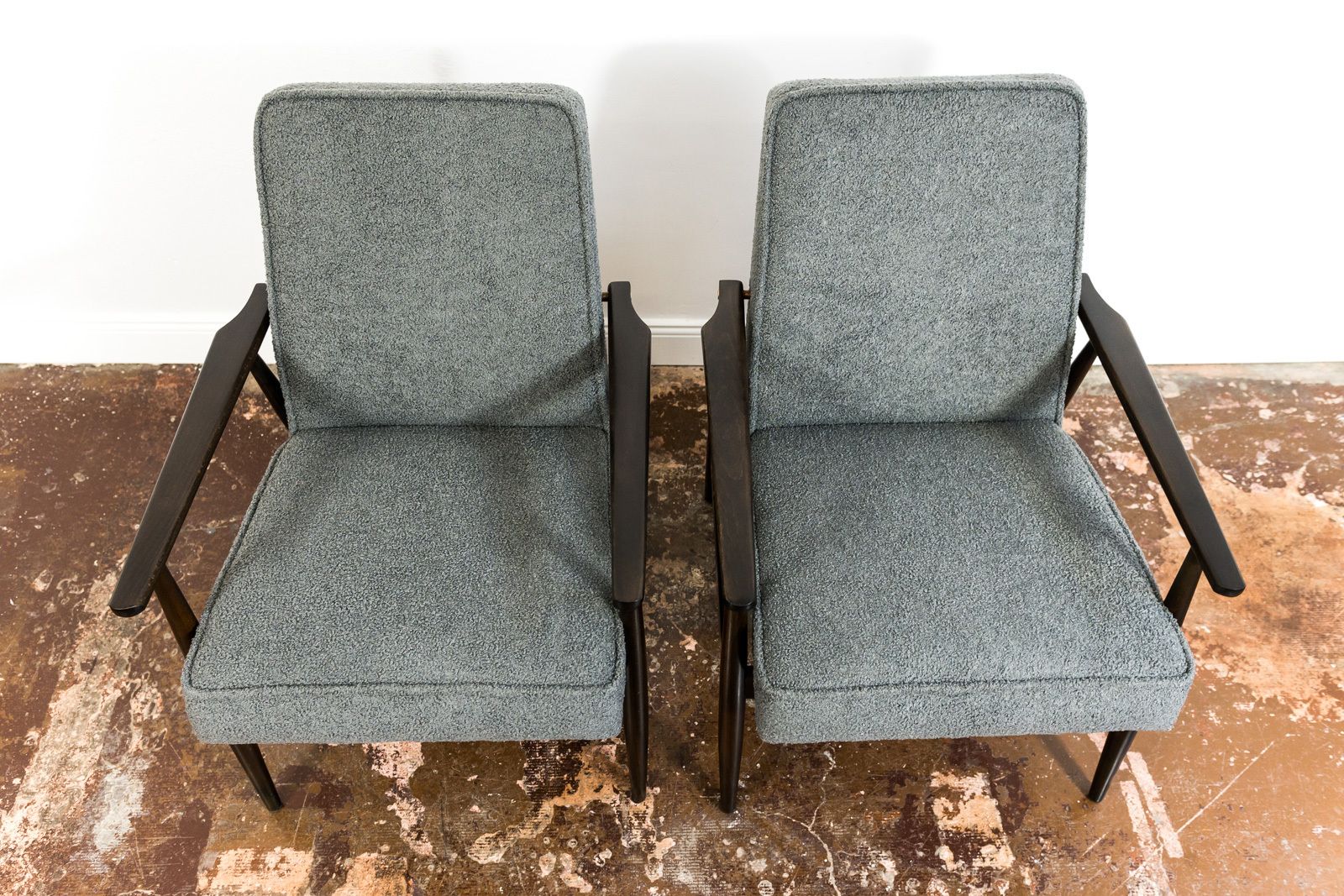 photo for sale Vintage Armchairs Designed By H. Lis, Poland, 1960's, Set Of 2